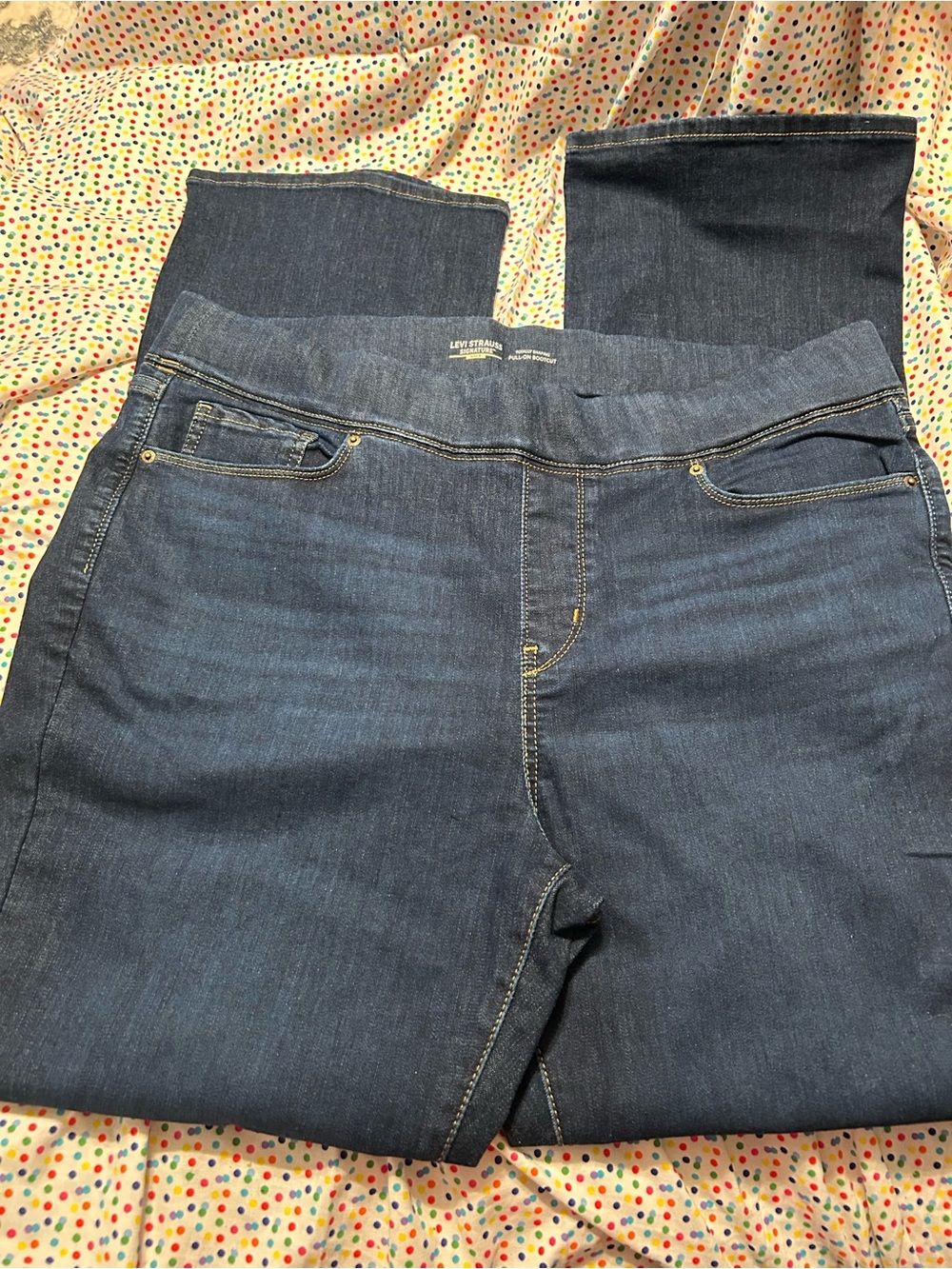 Levi's Gold Women's Dark Blue Bootcut Jeans
